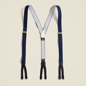 NIB Drake's® Men's Suspenders Navy Blue